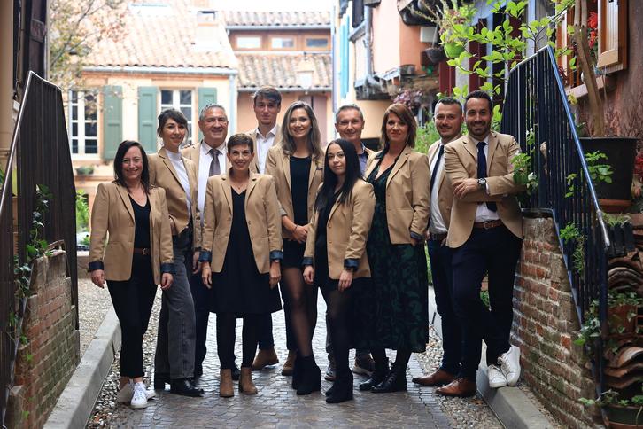 l'équipe de l'agence Plein Sud