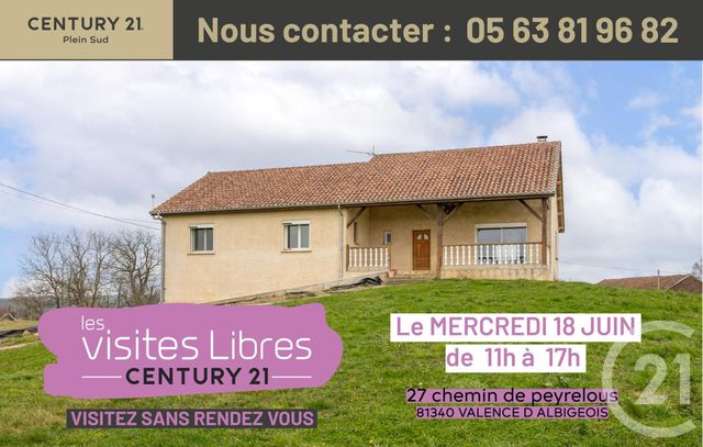 maison à vendre - 4 pièces - 113.37 m2 - VALENCE D ALBIGEOIS - 81 - MIDI-PYRENEES - Century 21 Plein Sud