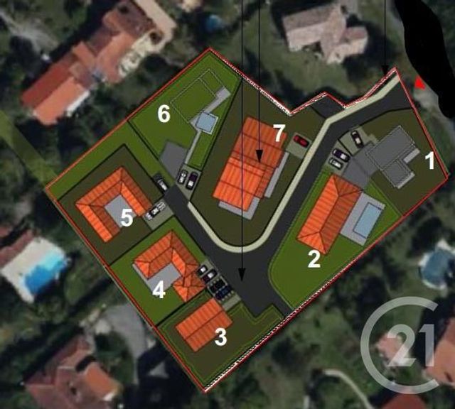 Afficher la photo en grand terrain à vendre - 514.0 m2 - PUYGOUZON - 81 - MIDI-PYRENEES - Century 21 Plein Sud